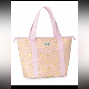 NWT swig smileys large zip tote
